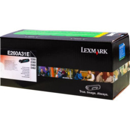 LEXMARK TONER LASER NEGRO E260A11/E260A31